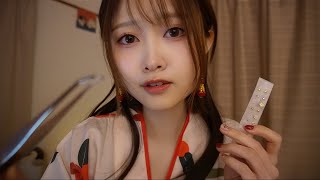 【ASMR】Traditional Japanese Ear Acupressure Jewelry Shop👘🏮🦻【Knees Pillow | Ear Cleaning | Massage】
