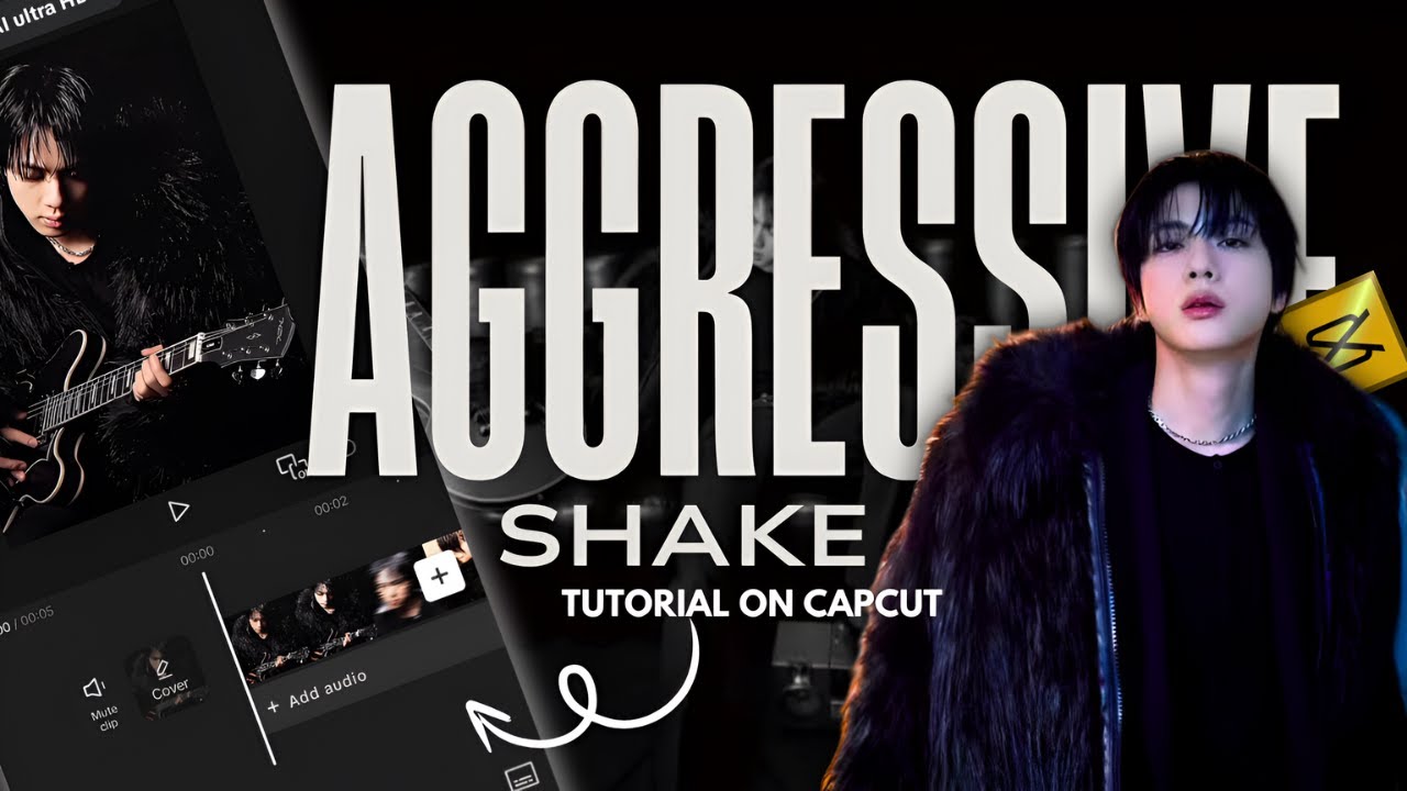 AGGRESSIVE SHAKE TUTORIAL ON CAPCUT || BTS JIN || AIMY ANTHONY - YouTube