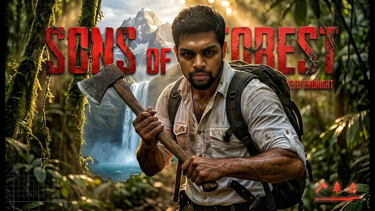 Sons of the Forest – Surviving My First Night 🌲| Day - 1| SOF Live ...