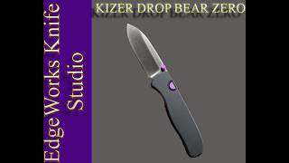 Kizer Drop Bear Zero ELMAX | EdgeWorks Knife Studio Resin Bonded Stones update