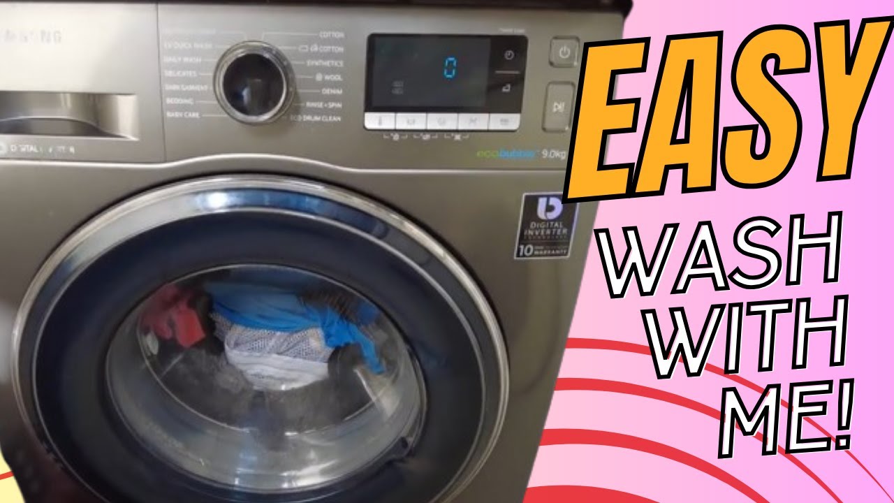 How to Wash Clothes in a Washing Machine - Easy Step-by-Step