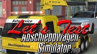 Let's Test: Abschleppwagen-Simulator 2010 - Schleppendes Spielgeschehen [German/Deutsch][HD] screenshot 1