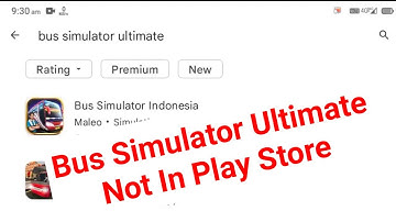 Fix Bus Simulator Ultimate Not In Play Store
