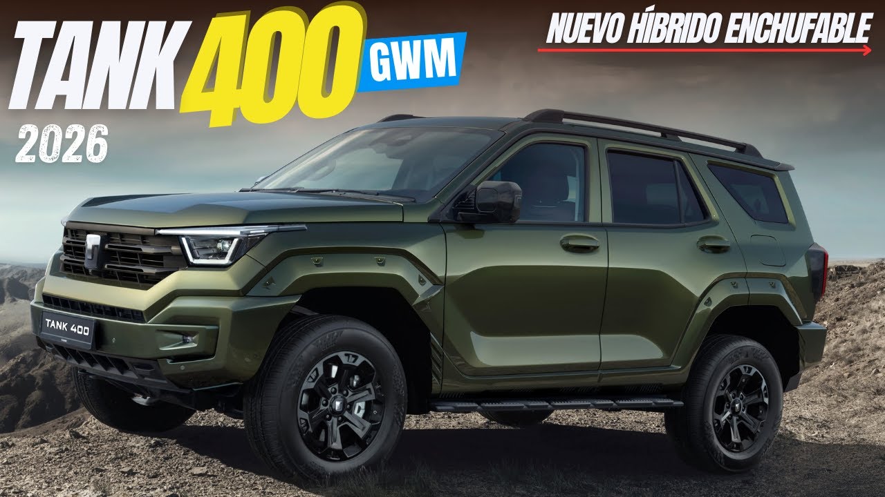 👉 Nuevo GWM TANK 400 PHEV 2026 🚙 | SUV todoterreno híbrido ENCHUFABLE⚡