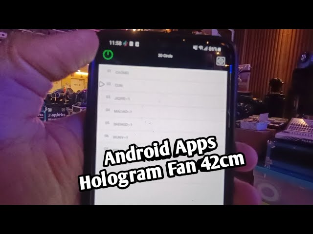 Android Apps Hologram Fan 42cm