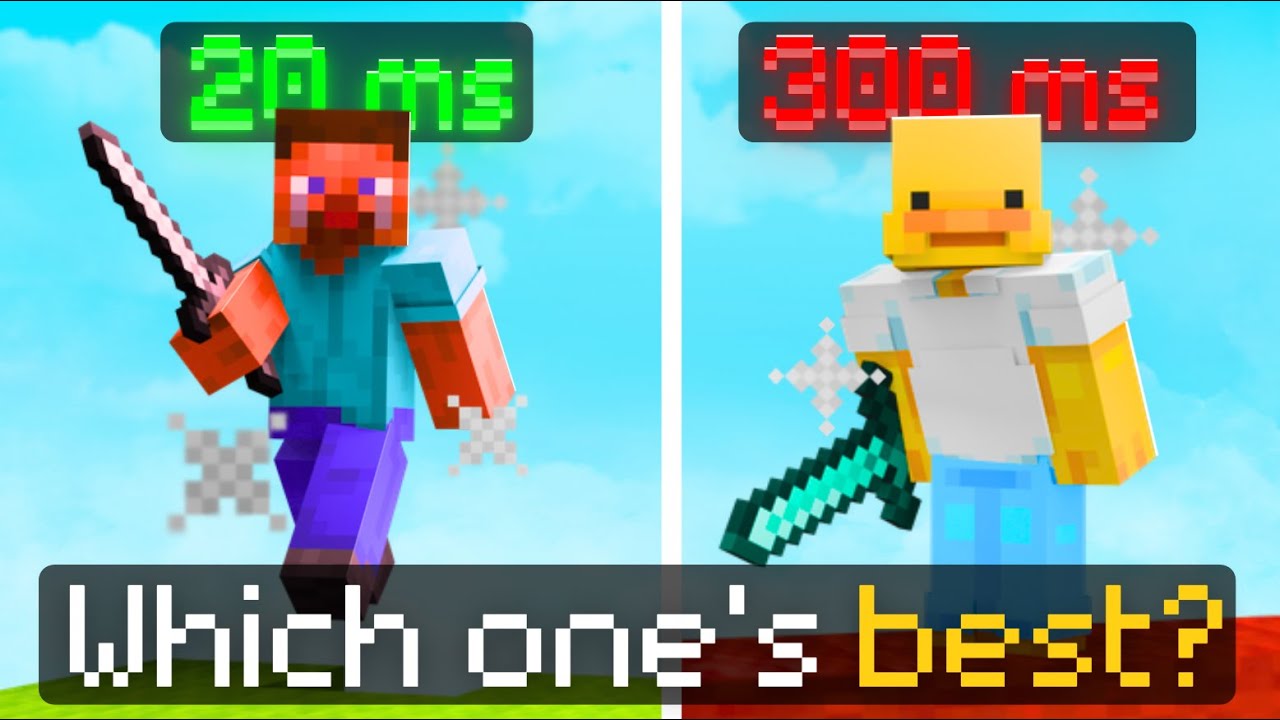 Я пробовал Bedwars с каждым пингом.