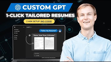 This 2 Minute GPT AUTOMATICALLY Tailors Your Resume & Cover Letters