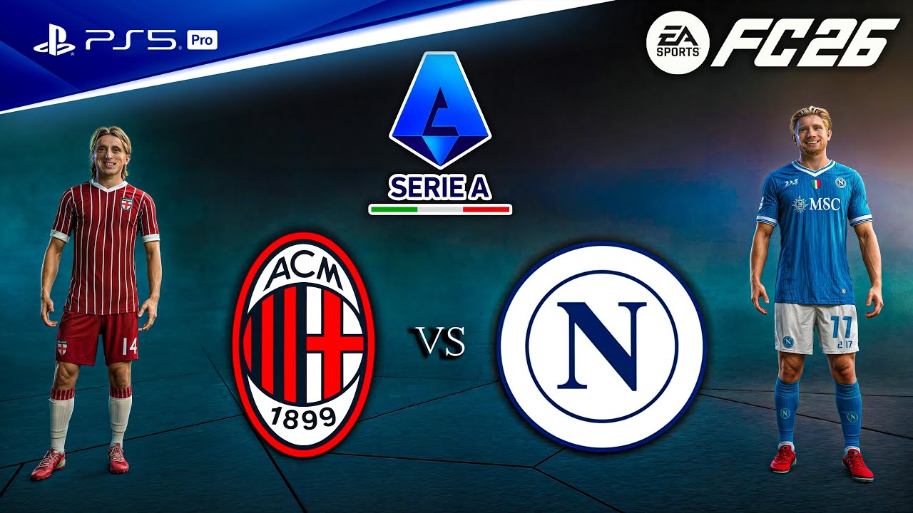 FC 26 - AC Milan vs. Napoli - Serie A 25/26 Full Match | PS5™ Pro [4K60]