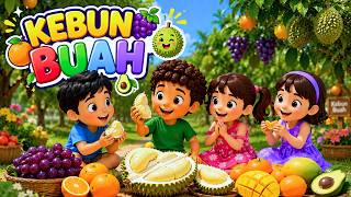 Kebun Buah 🍊🍇 Lagu Anak Indonesia | Belajar Nama Buah Sambil Bernyanyi 🍋 Lagu Anak Ceria Terbaru