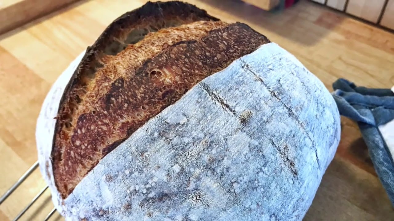 CARA MEMBUAT ROTI CRUSTY SOURDOUGH - YouTube