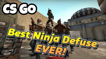 NINJA DEFUSE TECHNIQUE  BOMB  DEFUSE !!!!!!