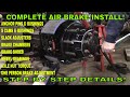 2009 F750 AIR RIDE PART 7 COMPLETE INSTALL AND ASSEMBLY OF AXLE & AIR BRAKES!