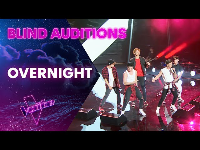 Overnight Perform A Backstreet Boys Classic | The Blind Auditions | The Voice Australia class=