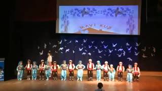 Mavikuş Anaokulu 5 Yaş Grubu Üsküp Trakya Halk Oyunu Gösterisi
