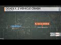 One dead, one injured in Shelby Co. head on crash
