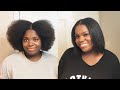 HOW I STRAIGHTEN AND TRIM MY 4c NATURAL HAIR