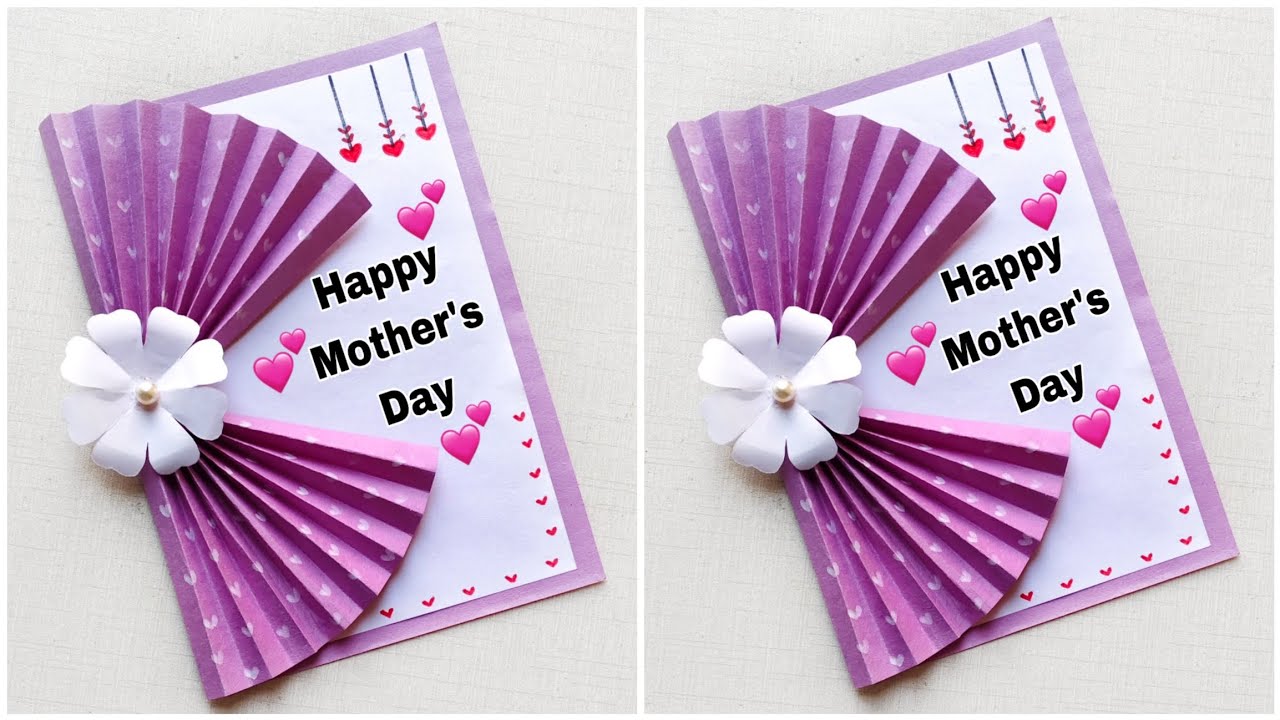Mother's Day Easy Card / Handmade Mothers Day Card / DIY Mother's day ...