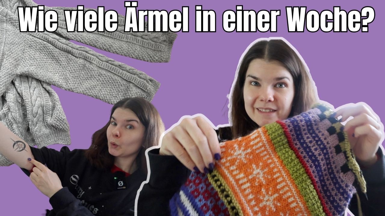 Wie viele Ärmel in einer Woche stricken? Sleeve Island | Stricktagebuch Finish it February #4