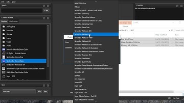 RetroArch 1.7.4 - WIMP UI - Create new playlists easily by drag and drop!