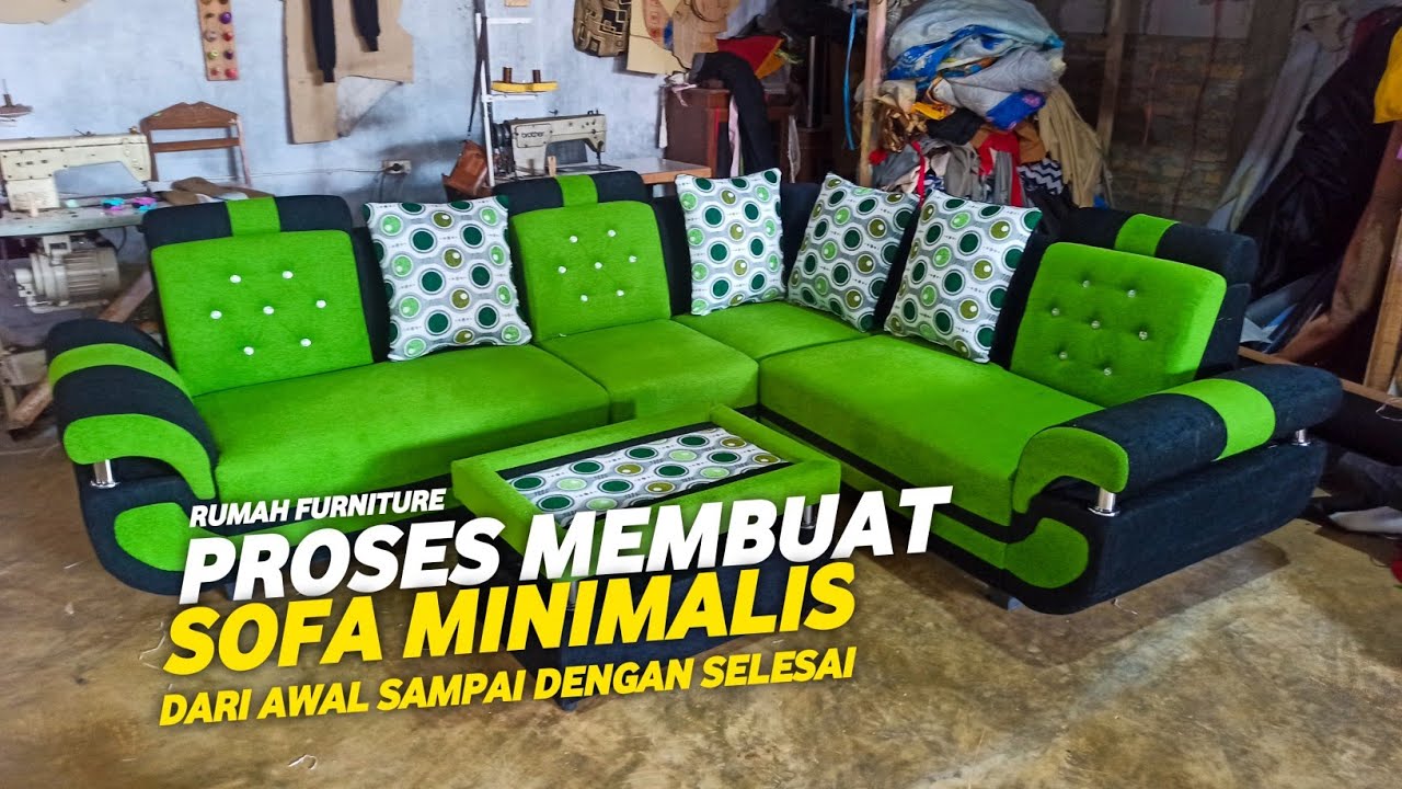 CARA MUDAH PROSES MEMBUAT SOFA MINIMALIS L DARI AWAL SAMPAI SELESAI