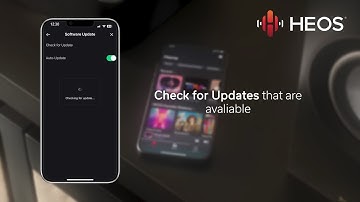 How to Check for HEOS Software Updates