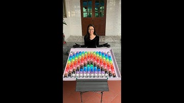 Puzzle sorting ball game challenging game hard mode from rainbow balls