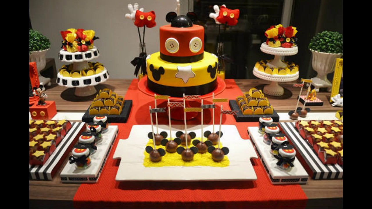 Mickey mouse party decorating ideas 