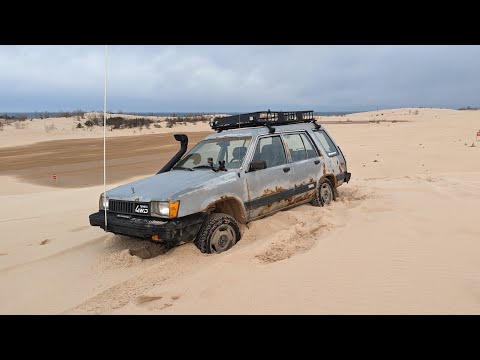 4wd Toyota Tercel wagon at Silver Lake Sand Dunes. 4/8/2023