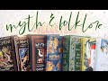 My Mythology & Folklore Collection // Mini Bookshelf Tour | 60+ Books