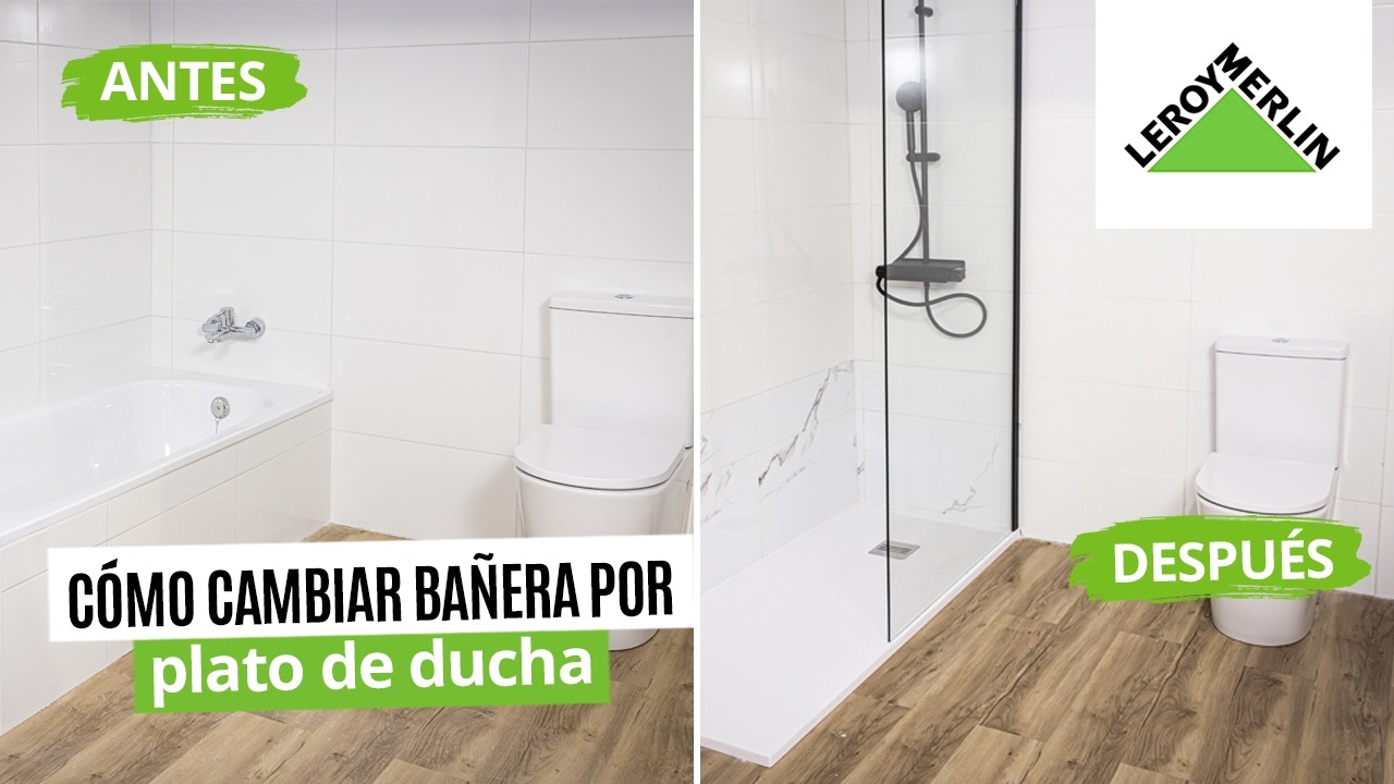 Cómo cambiar una bañera por un plato de ducha | LEROY MERLIN