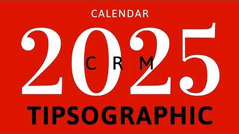 [FREE] Excel / Google Sheets CRM Calendar Template 2025