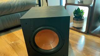 Klipsch Synergy Black Label Sub 100 Front Firing Subwoofer, All Digital Amplifier For Powerful Home