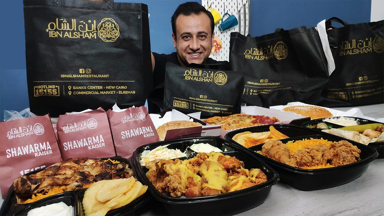 تجربة اشهر المطاعم السورية فى مصر - ابن الشام - ومفاجأة ضخمة لاهل سوريا