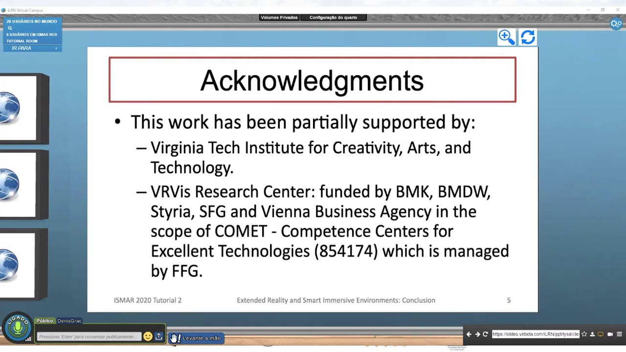 Tutorial 2: Extended Reality and Smart Immersive Environments