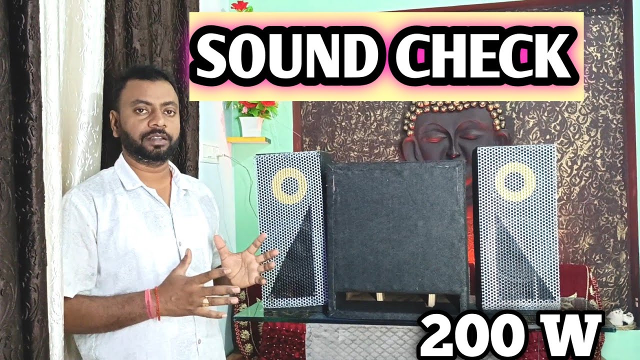 HOME THEATRE का बाप है ये 🔊💥।। HOME MADE MUSIC SYSTEM SOUND CHECK 🧐