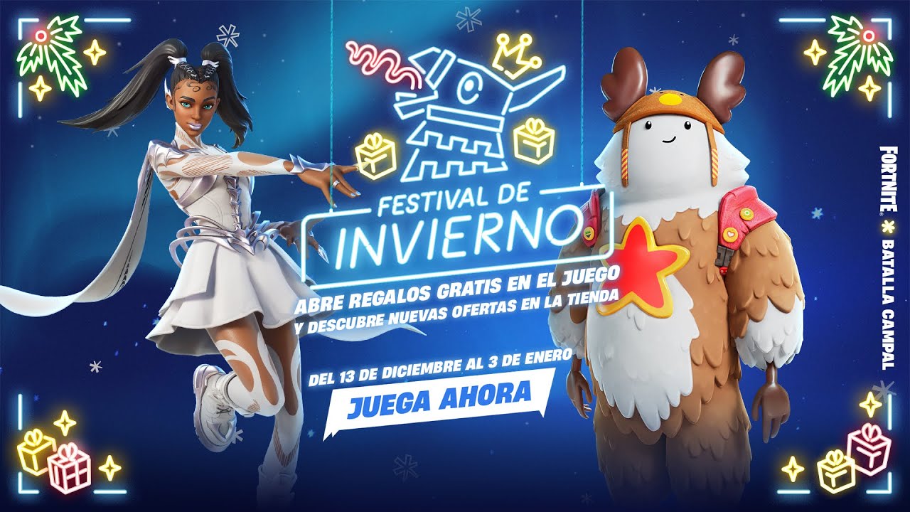 ¡El Festival de invierno de 2022 de Fortnite ya está aquí con 14 días de regalos!