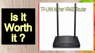 TP-LINK Archer VR400 Router Features - Important Information