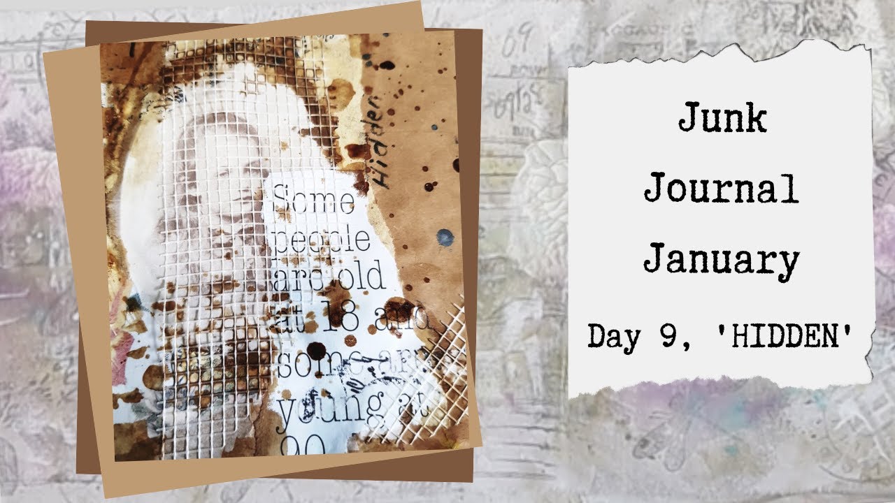 #junkjournaljanuary Using Coffee & Joinery Tape In My Scroll Journal ...