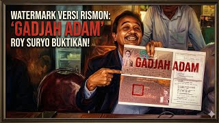 🔴 Dibongkar Roy Suryo: Watemark Ijazah JKW Versi Rismon❗GADJAH MADA JADI GADHAJ ADAM❗ 