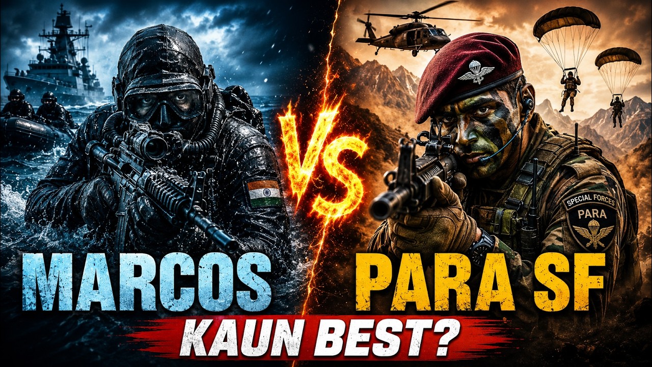 MARCOS vs PARA SF Special Forces Comparison | Strength, Training ...