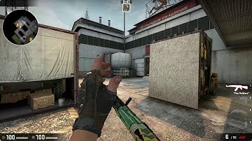 CS:GO - Cache easy A short smoke from mid garage