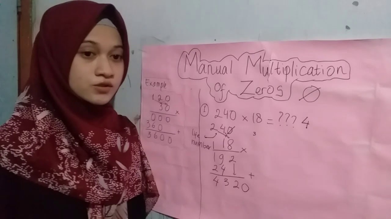 Manual Multiplication of Zeros YouTube