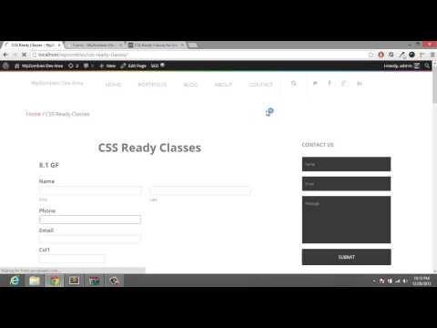 Gravity Forms CSS Ready Classes