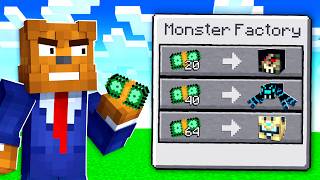 Spawning UNLIMITED Mobs In Minecraft Monster Factory