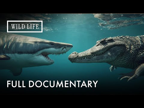 Deadly Predators Face-Off: Shark vs Crocodile | Shark V Croc | Full Documentary thumbnail