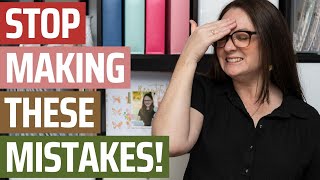  5 Common Scrapbooking Mistakes 