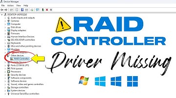 Download & Install Missing RAID Controller Driver In Windows 11/ 10/ 8/ 7