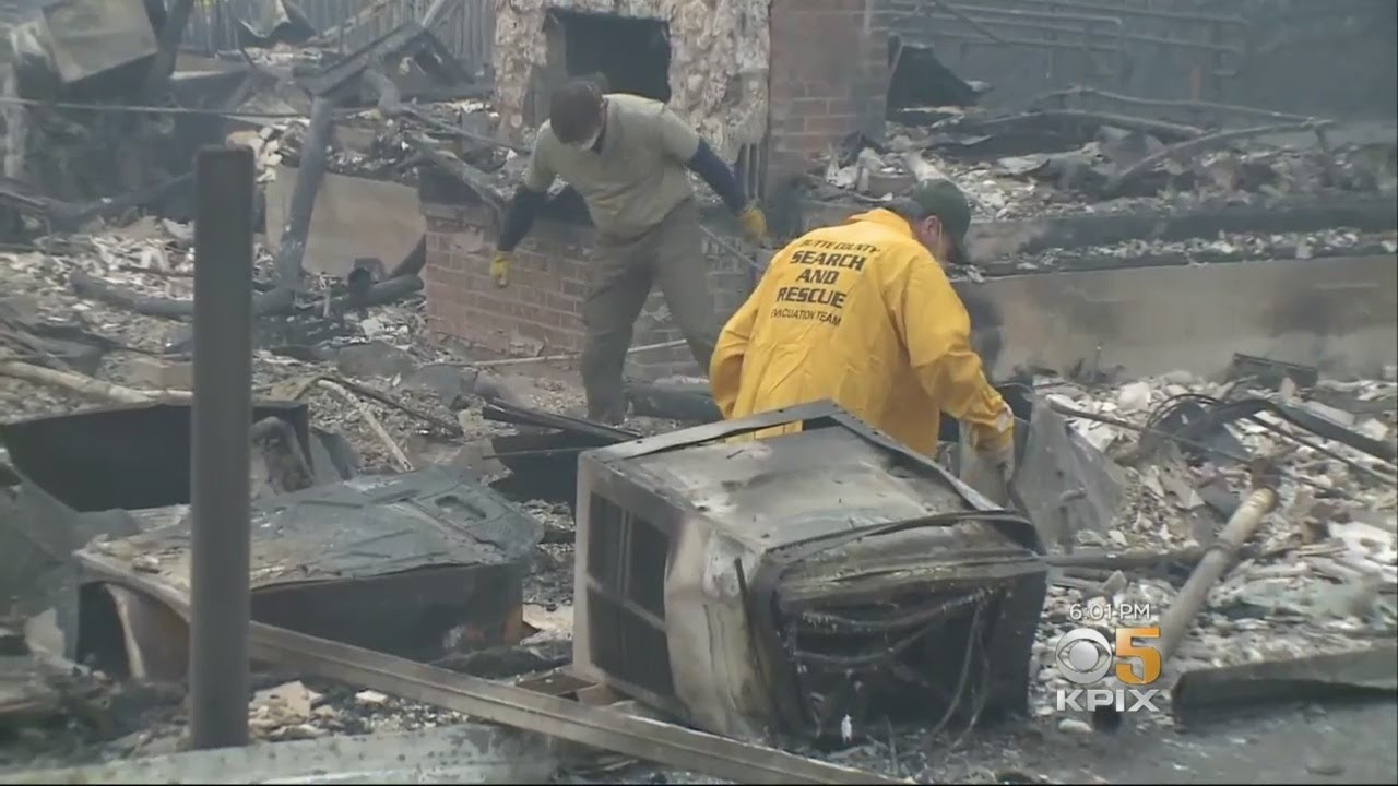 Crews Continue Grim Search For Camp Fire Victims In Devastated Town Of Paradise