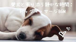 【ドッグマッサージ】愛犬と寄り添う静かな時間ドッグマッサージBGM