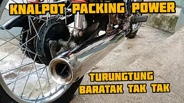 Tes knalpot RX king PK3 || PACKING POWER